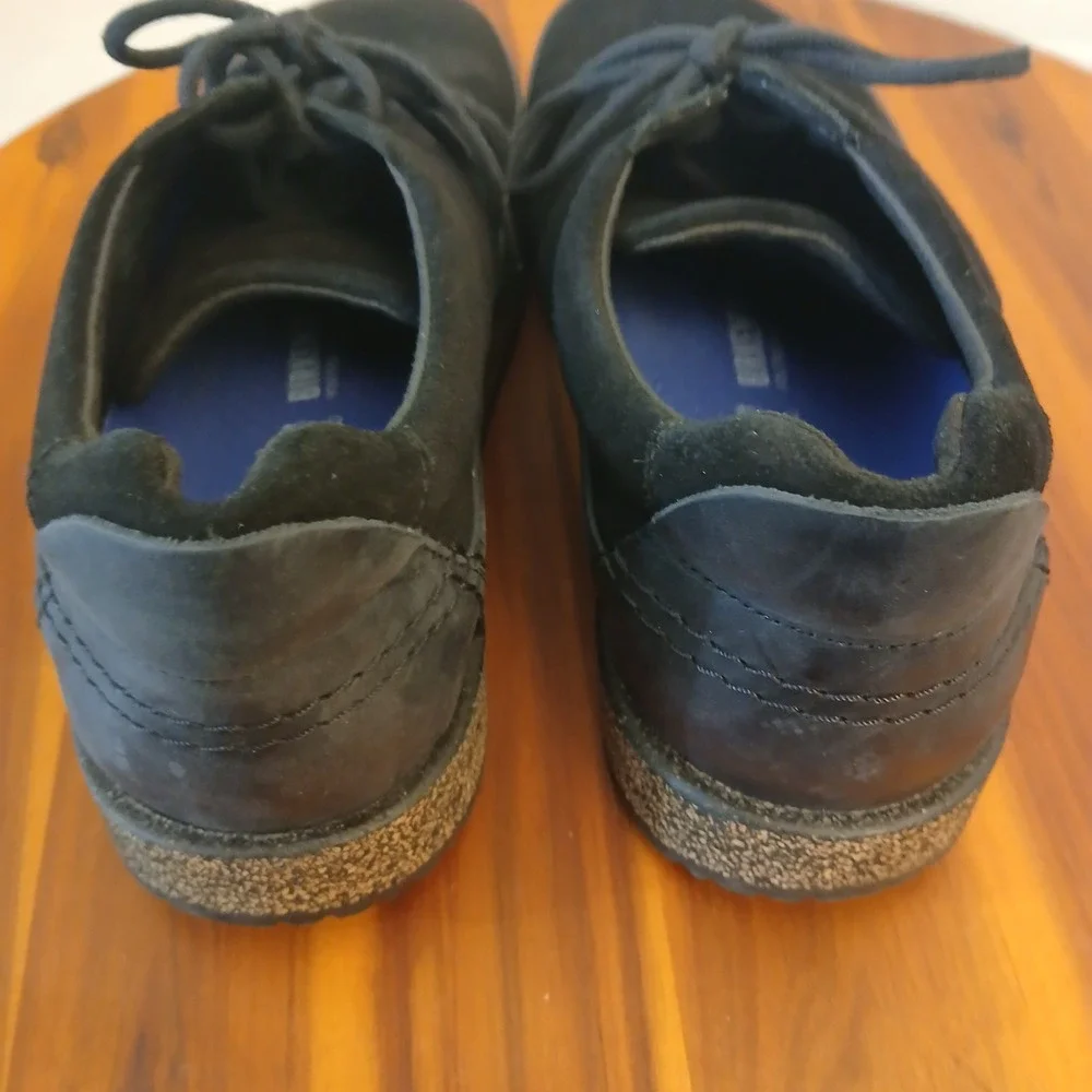 Birkenstock Bend Low Mens 41 Black Suede Shoes Sneakers Casual